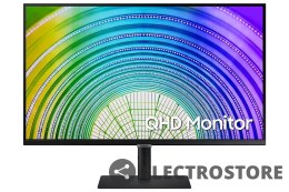 Samsung Monitor 32 cale ViewFinity S6 VA 2560x1440 WQHD 16:9 1xHDMI 1xUSB-C 2xDP (In+Out) 3xUSB 3.0 LAN (RJ45) 5ms HAS+PIVOT płaski 3 la